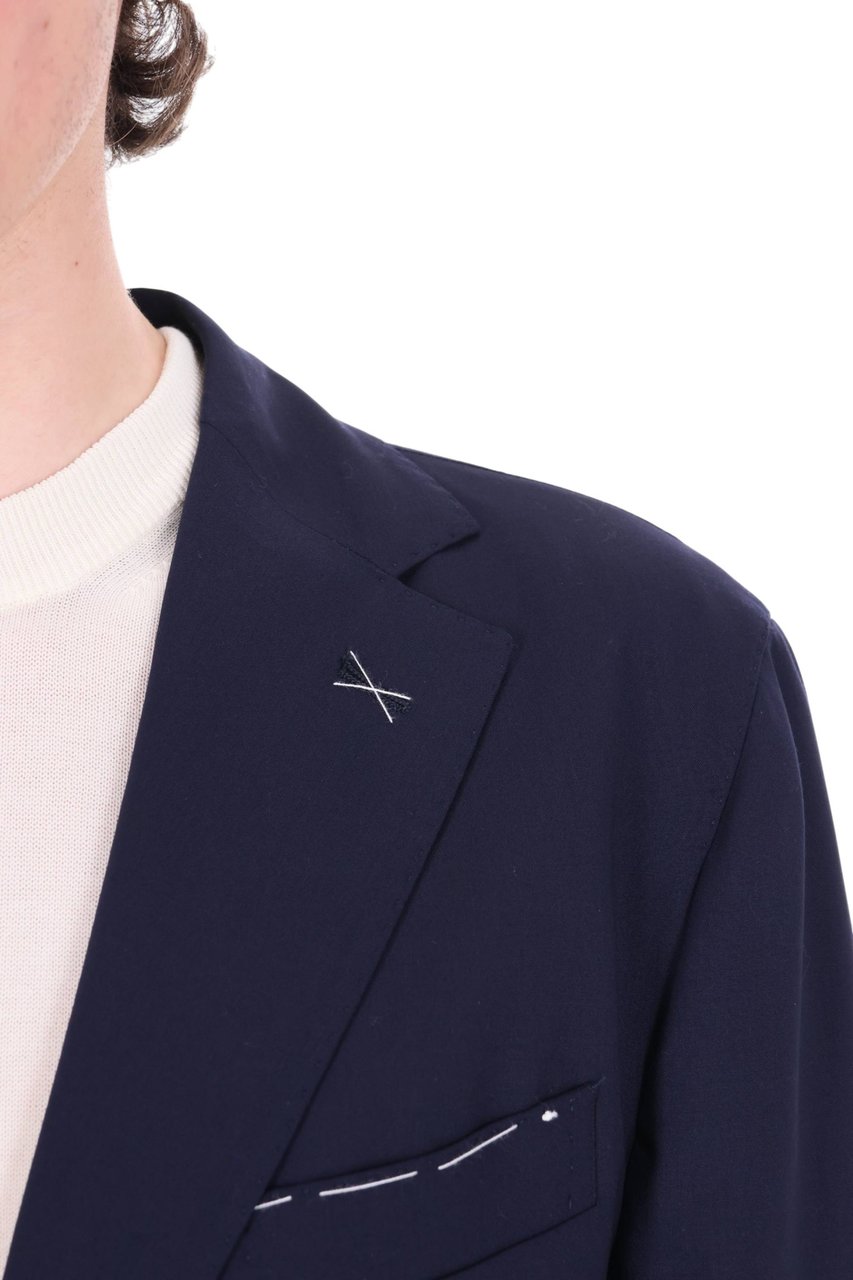 Eleventy Wish Loro Piana Wool Blazer Zwart