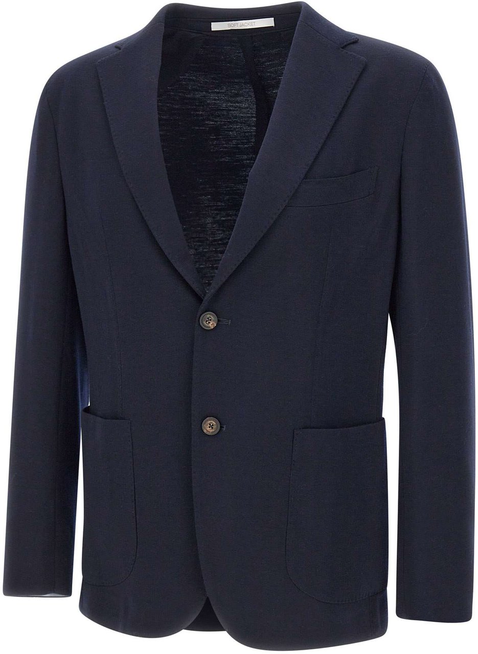 Eleventy Jackets Blue Blauw