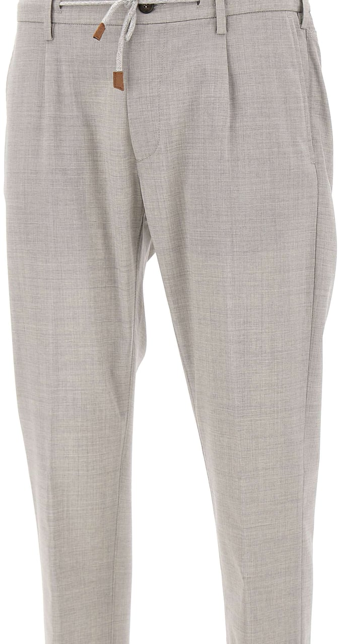 Eleventy Trousers Grey Taupe