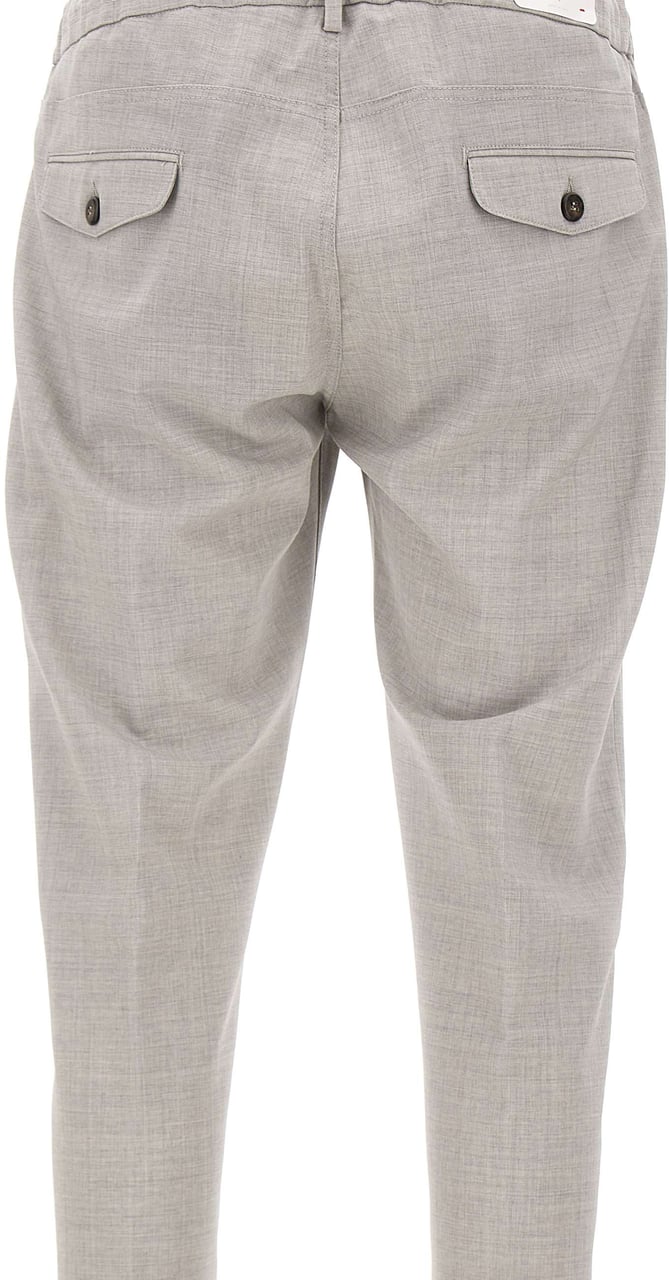 Eleventy Trousers Grey Taupe
