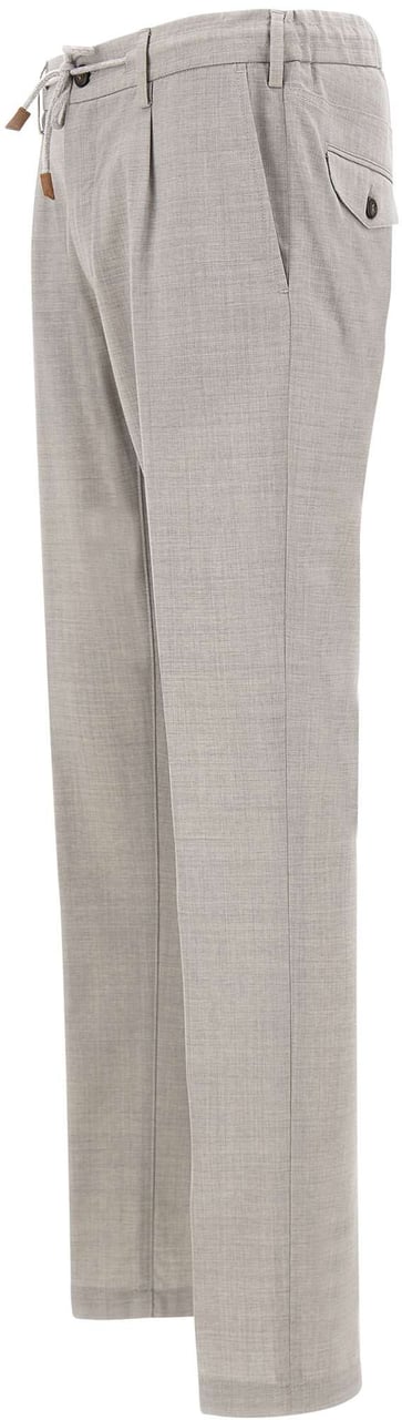 Eleventy Trousers Grey Taupe