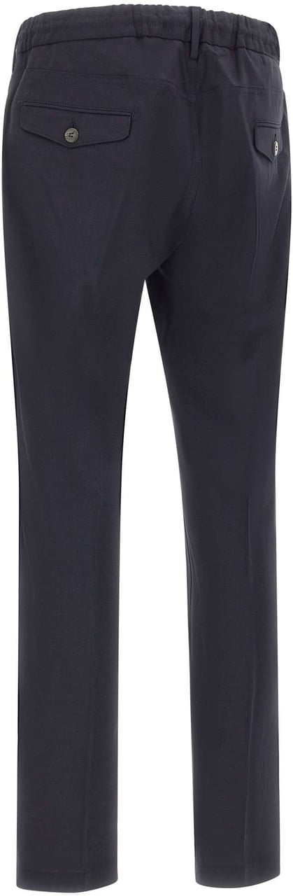 Eleventy Trousers Blue Blauw