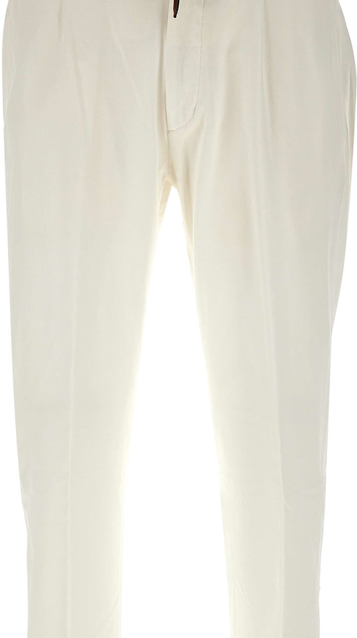 Eleventy Trousers White Wit