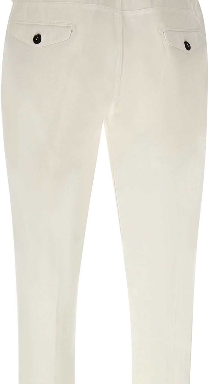 Eleventy Trousers White Wit