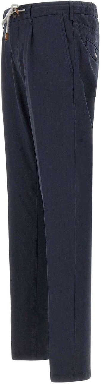 Eleventy Trousers Blue Blauw