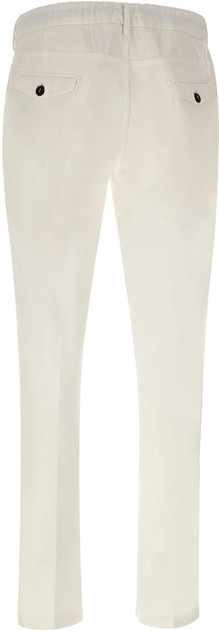 Eleventy Trousers White Wit