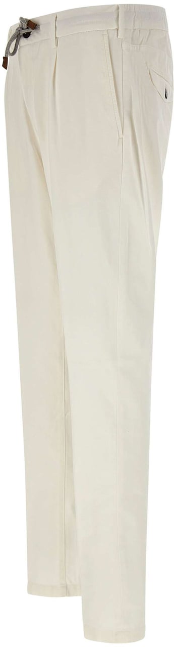 Eleventy Trousers White Wit