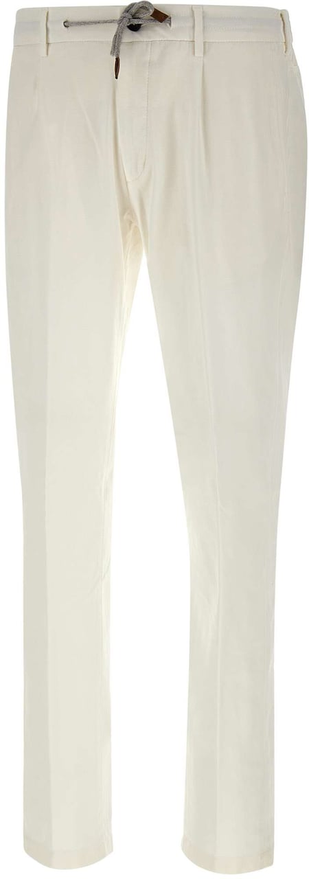 Eleventy Trousers White Wit