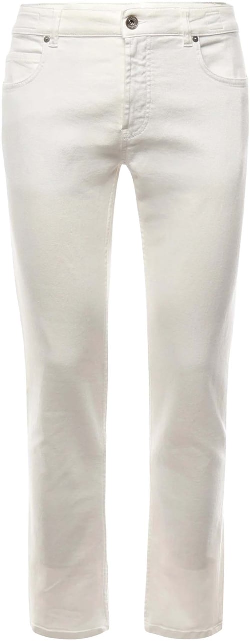 Eleventy Trousers White Wit