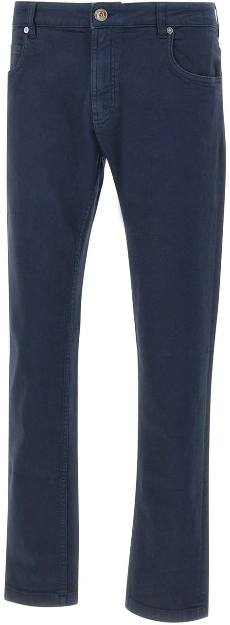 Eleventy Trousers Blue Blauw