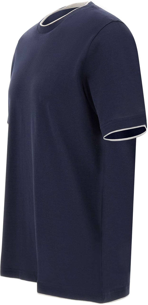 Eleventy T-Shirts And Polos Blue Blauw