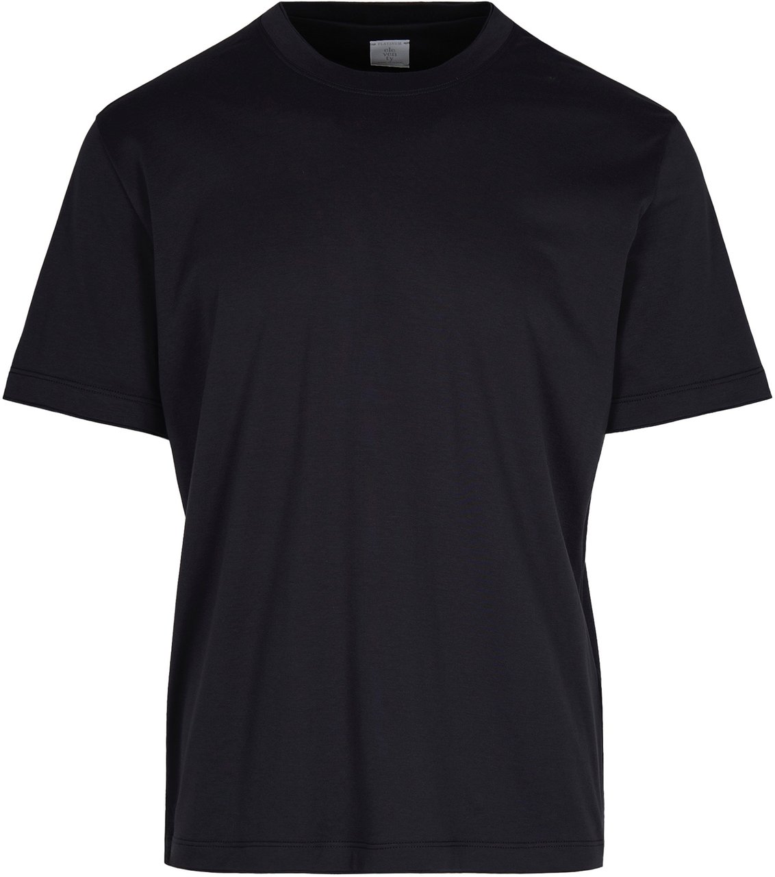 Eleventy T-Shirts And Polos Black Zwart