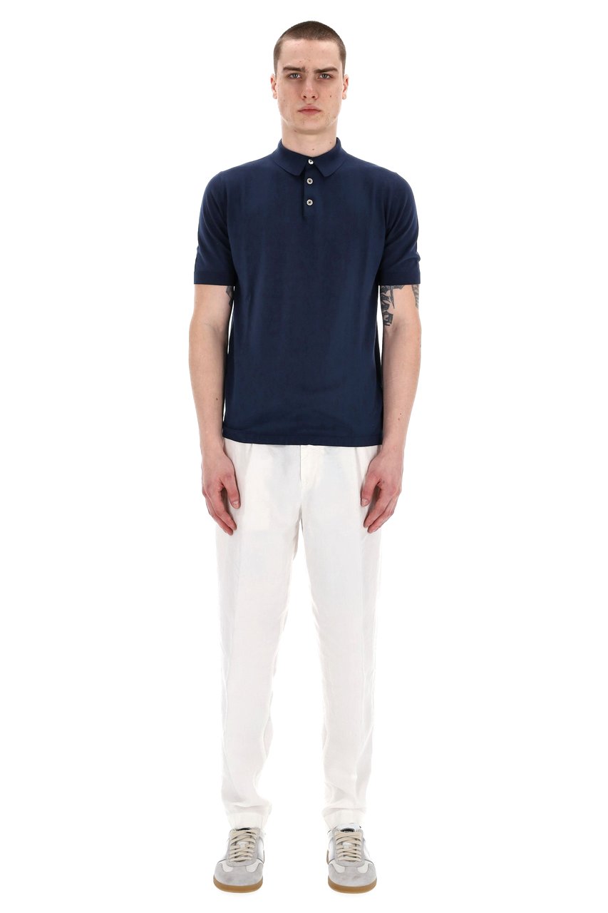 Eleventy Superior Cotton Polo Shirt Zwart