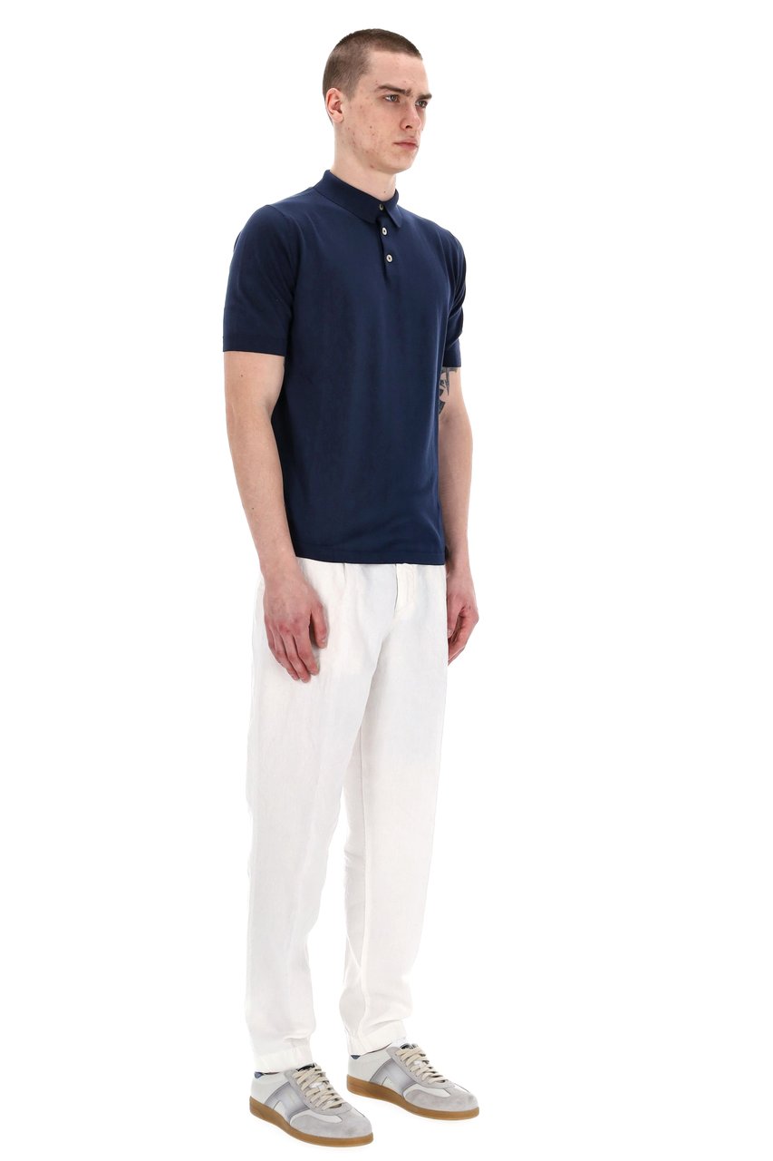 Eleventy Superior Cotton Polo Shirt Zwart