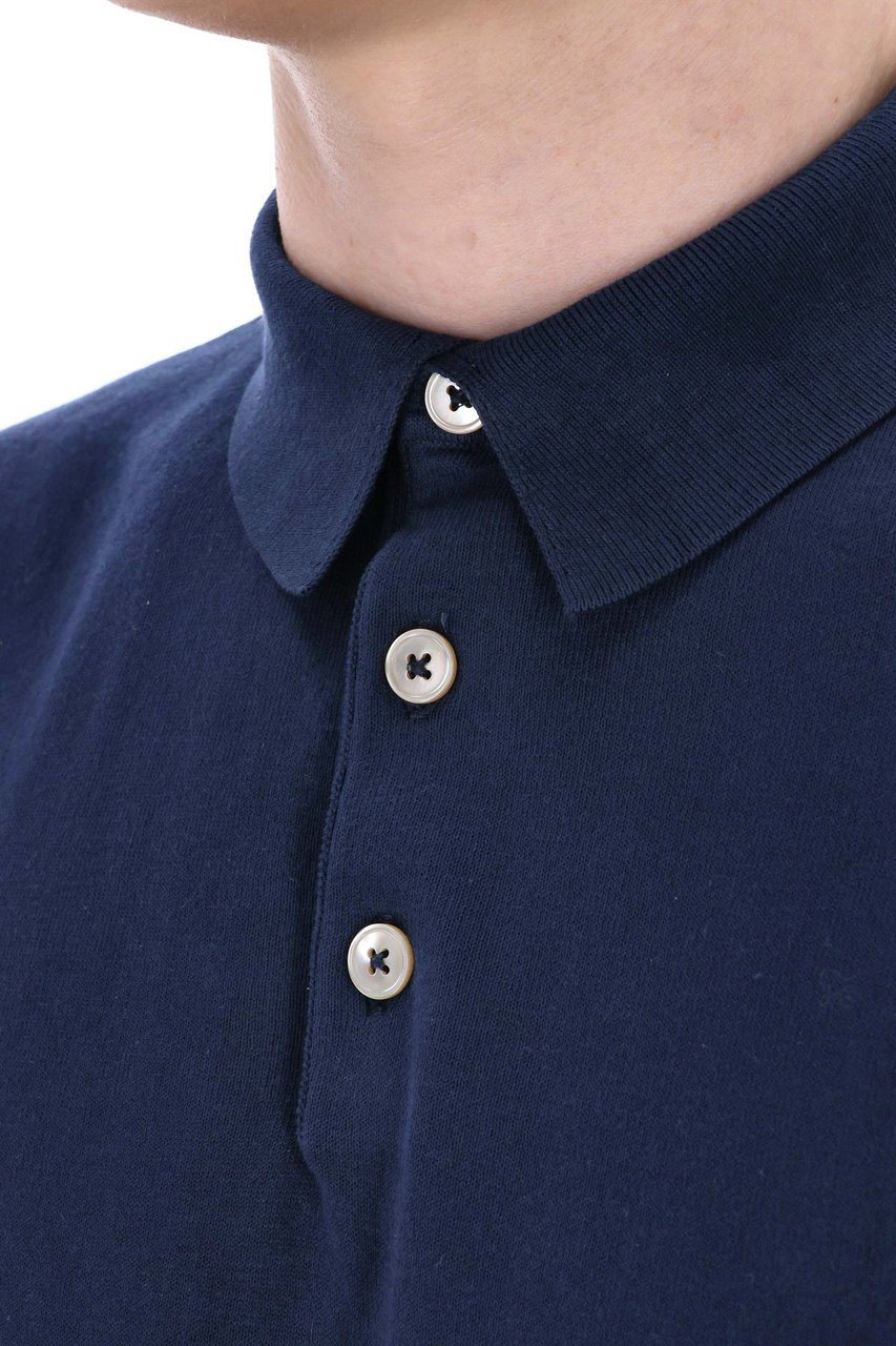 Eleventy Superior Cotton Polo Shirt Zwart