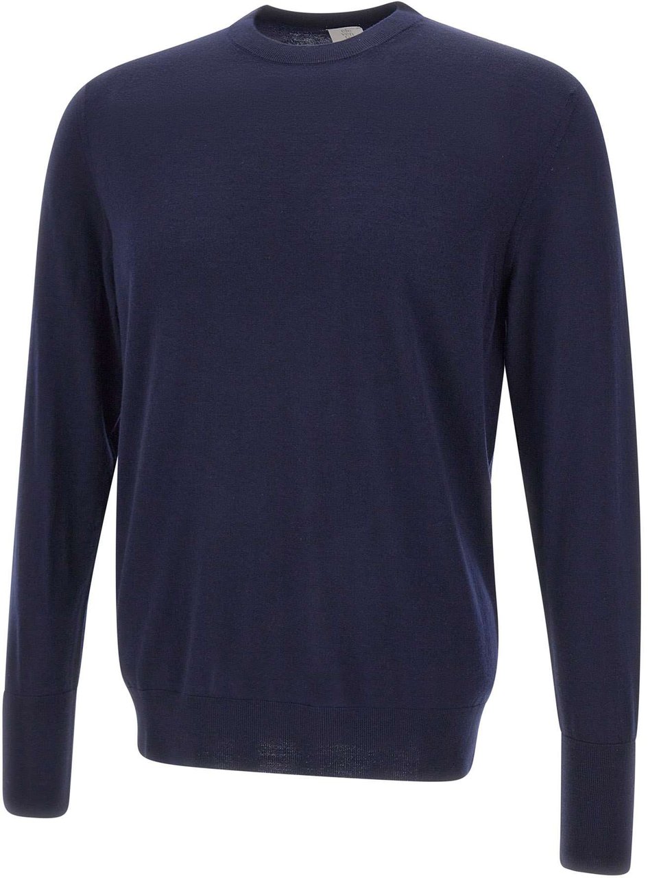 Eleventy Sweaters Blue Blauw