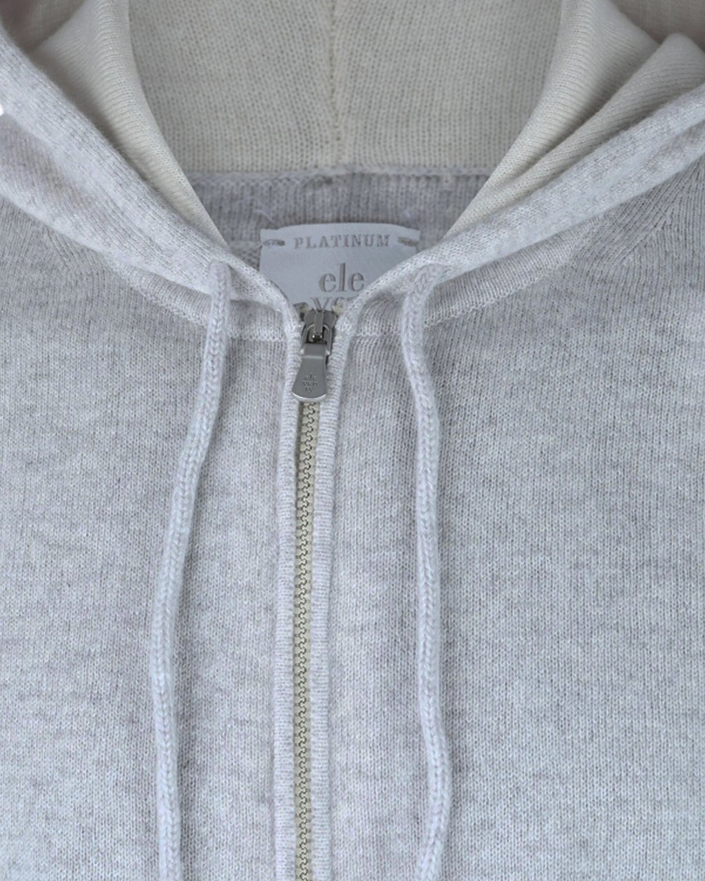 Eleventy Sweaters Grigio Chiaro E Sabbia E Bianc Lichtgrijs