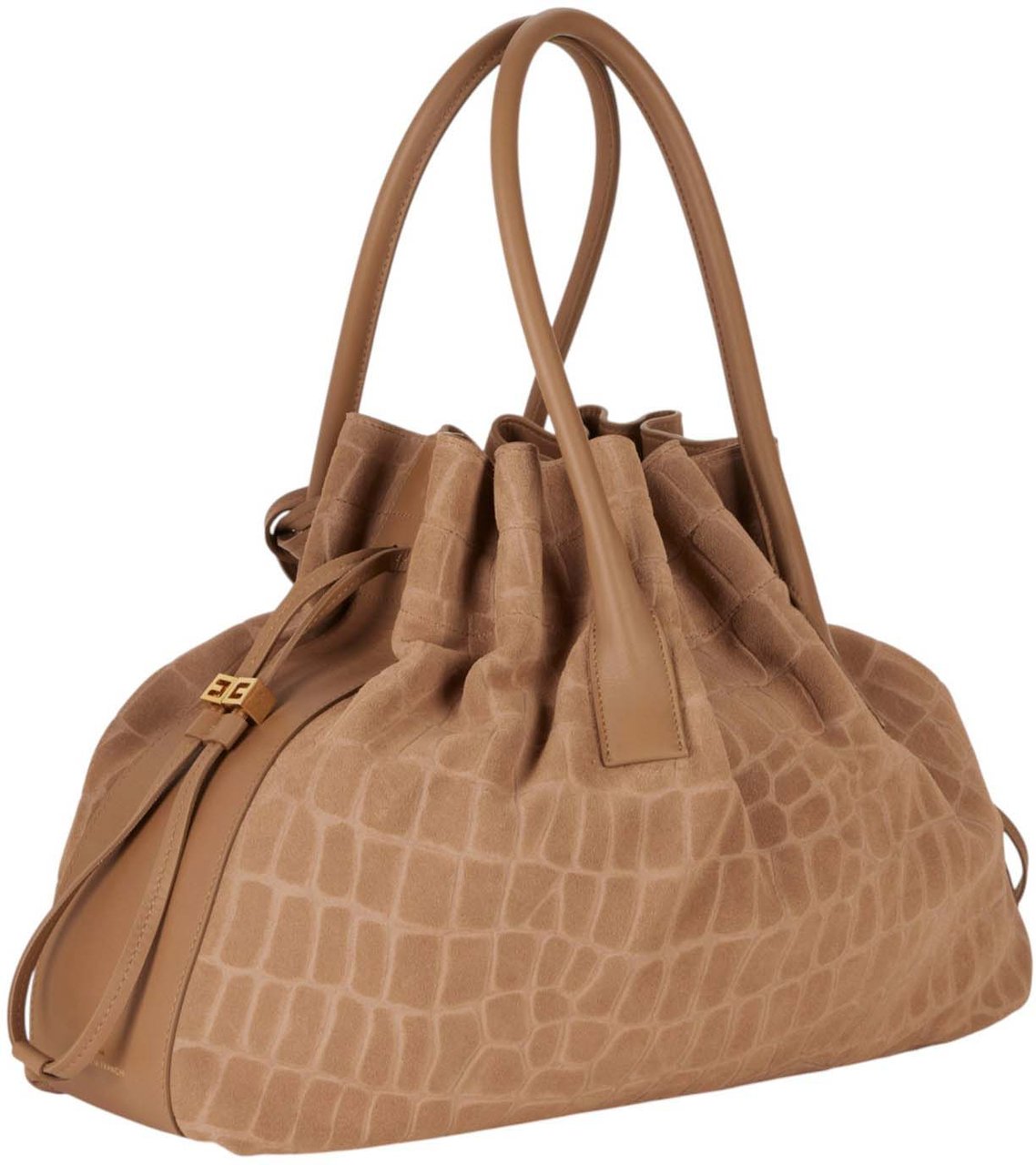 Elisabetta Franchi Sac cuir suède façon croco Argilla Elisabetta Franchi Femme BS 19H 10642 229 Divers
