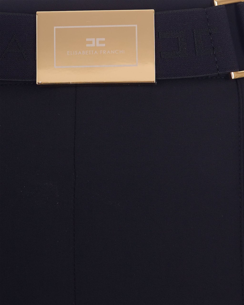 Elisabetta Franchi Trousers Nero Zwart