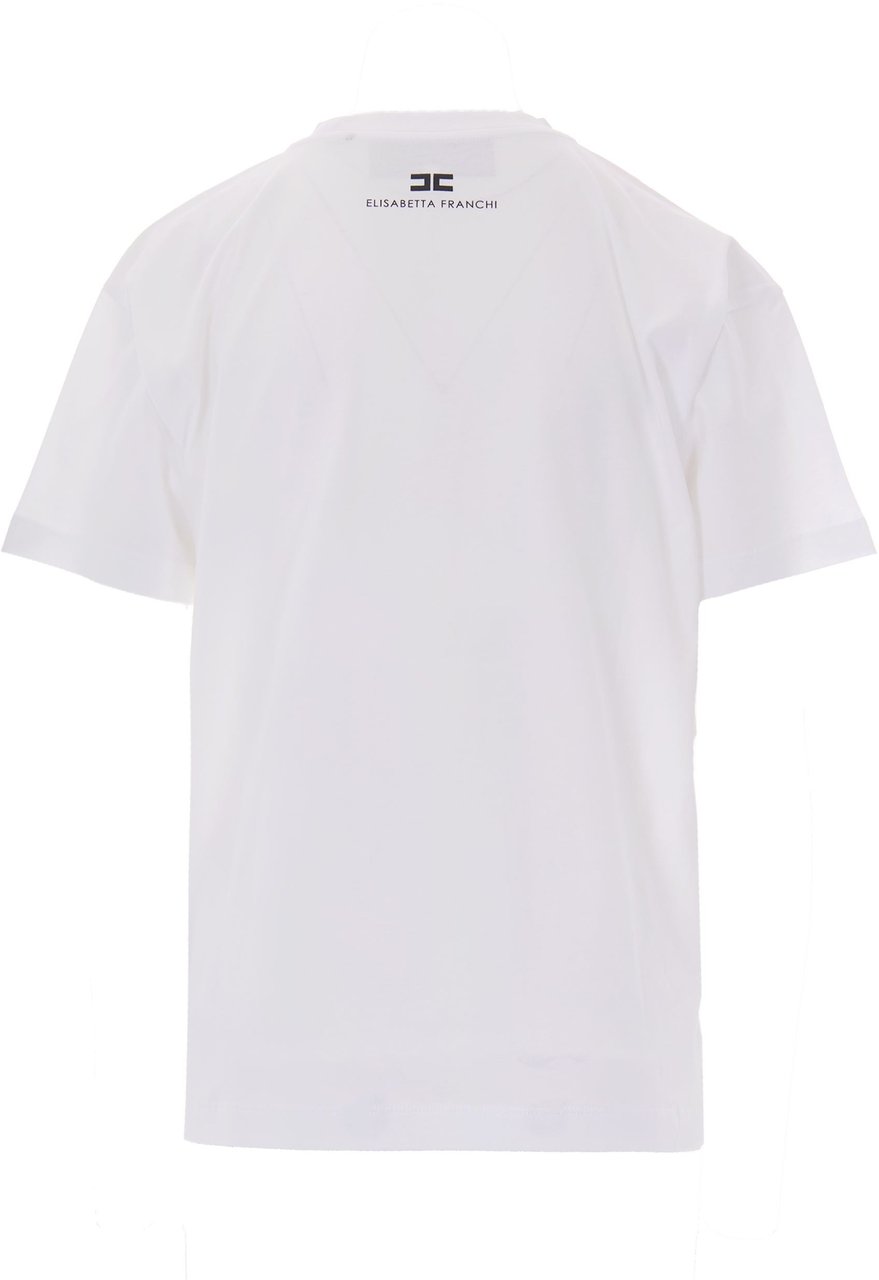 Elisabetta Franchi T-Shirts And Polos Gesso Wit