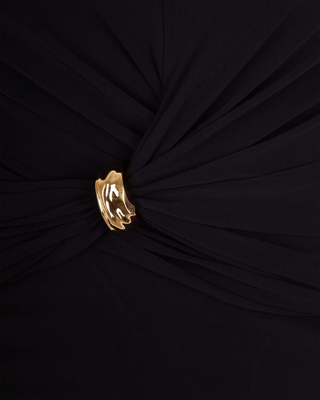 Elisabetta Franchi Jersey Top With Jewel Detail Zwart