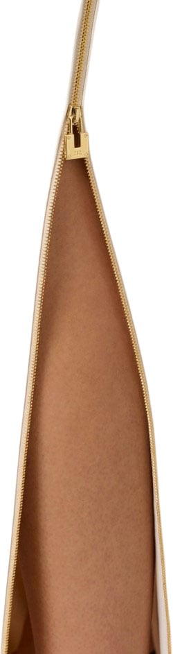 Elisabetta Franchi Light Crepe Heart Shaped Edge Skirt Neutraal