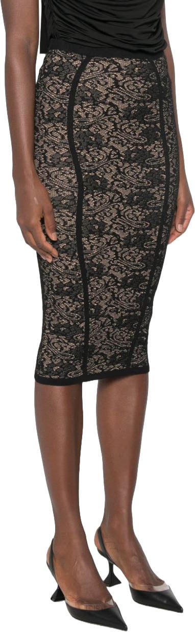 Elisabetta Franchi Skirts Black Zwart