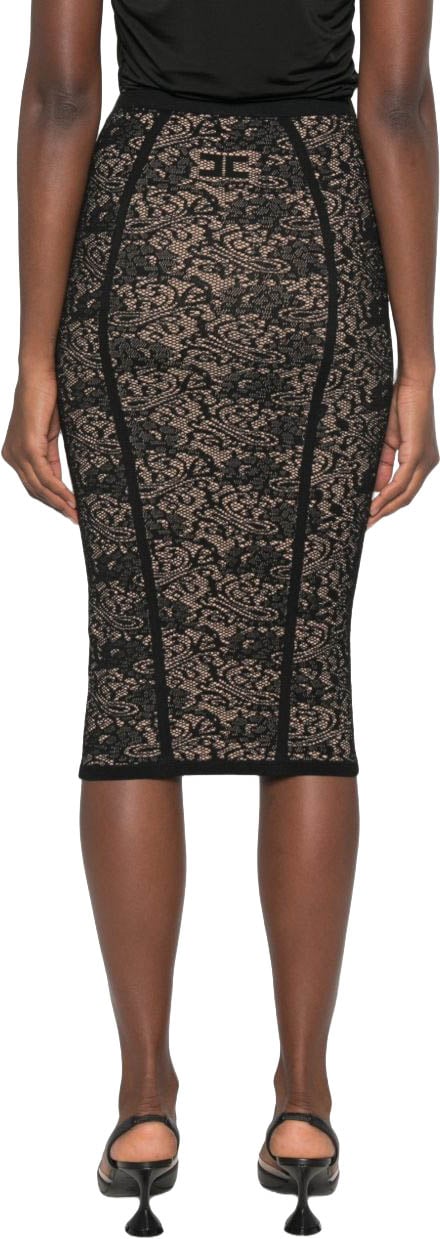 Elisabetta Franchi Skirts Black Zwart