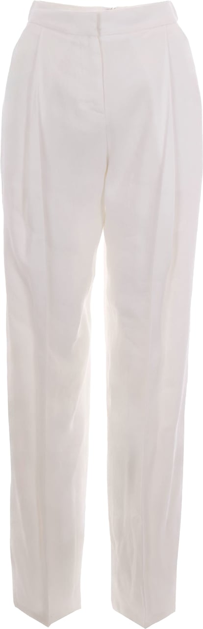 Elisabetta Franchi Trousers Avorio Wit