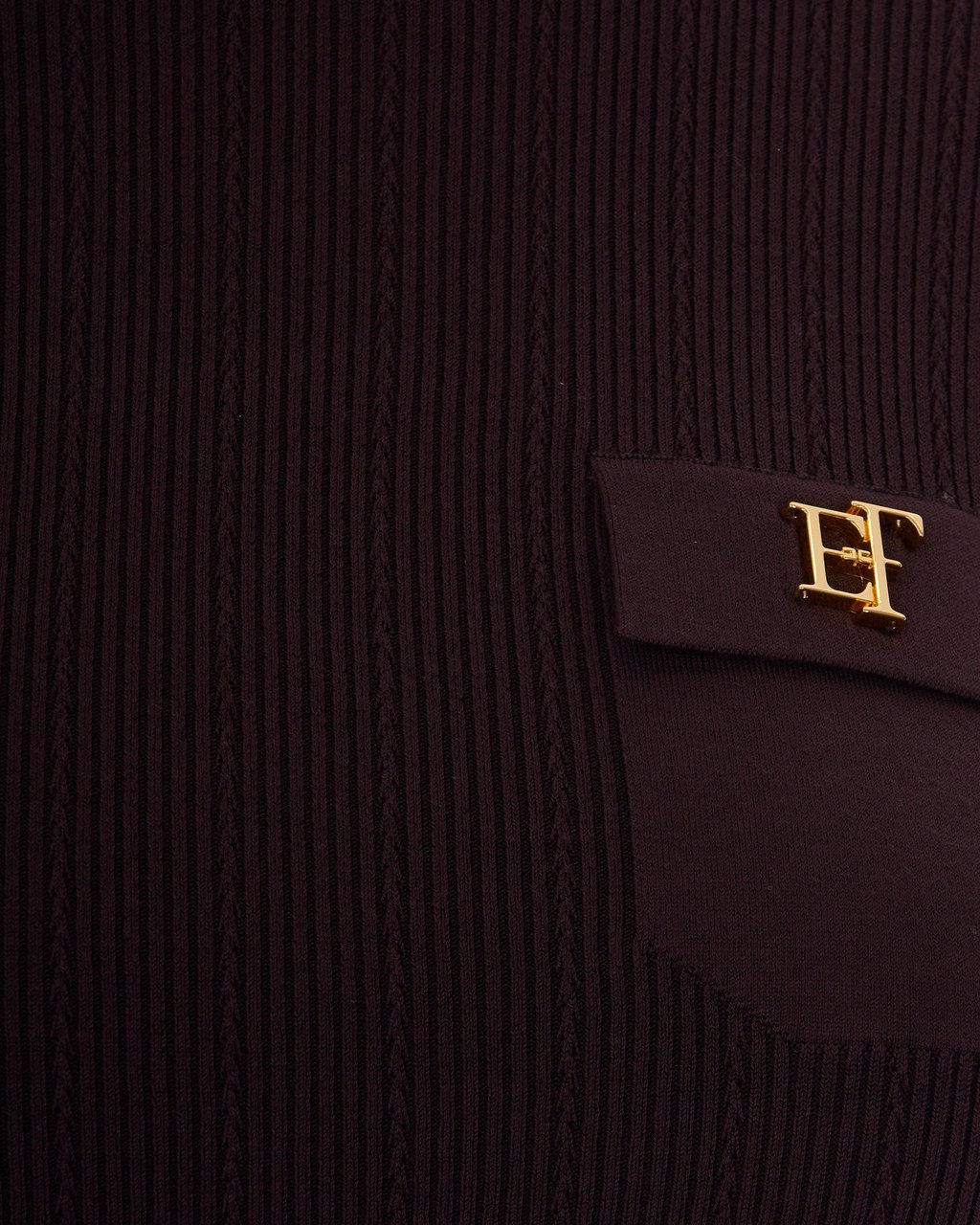 Elisabetta Franchi Sweaters Dark Chocolate Bruin