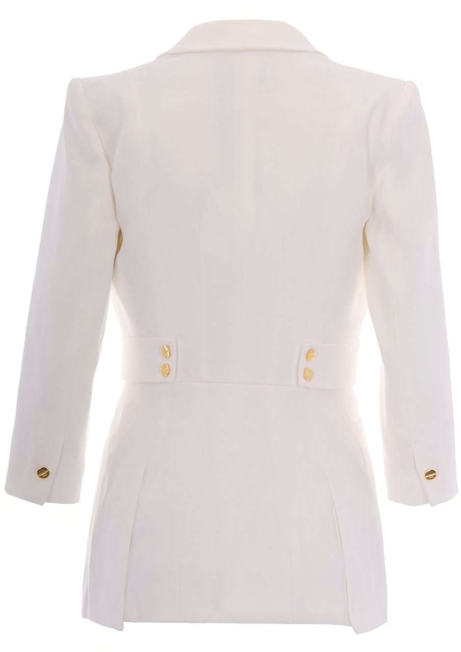 Elisabetta Franchi Jackets Avorio Wit