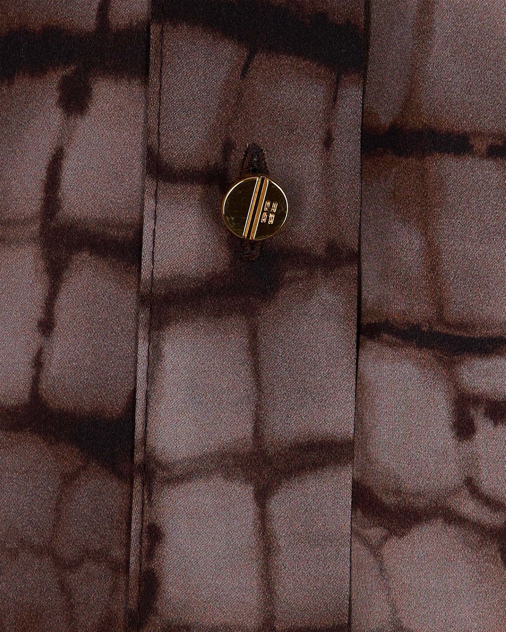 Elisabetta Franchi Tailored Long-Sleeved Shirt With Textured Pattern Zwart