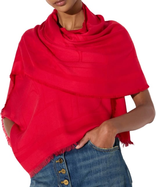 Elisabetta Franchi Scarfs Rosso Rood