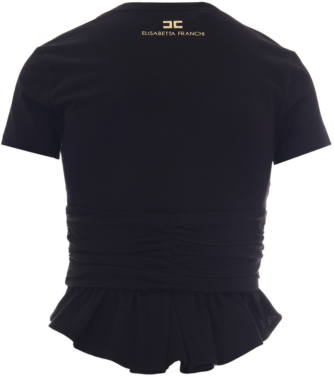 Elisabetta Franchi Top Nero Zwart