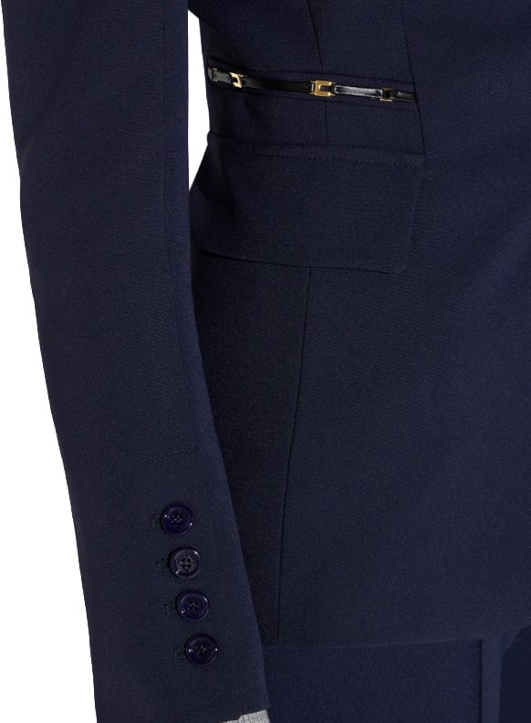 Elisabetta Franchi Jackets Blu Navy