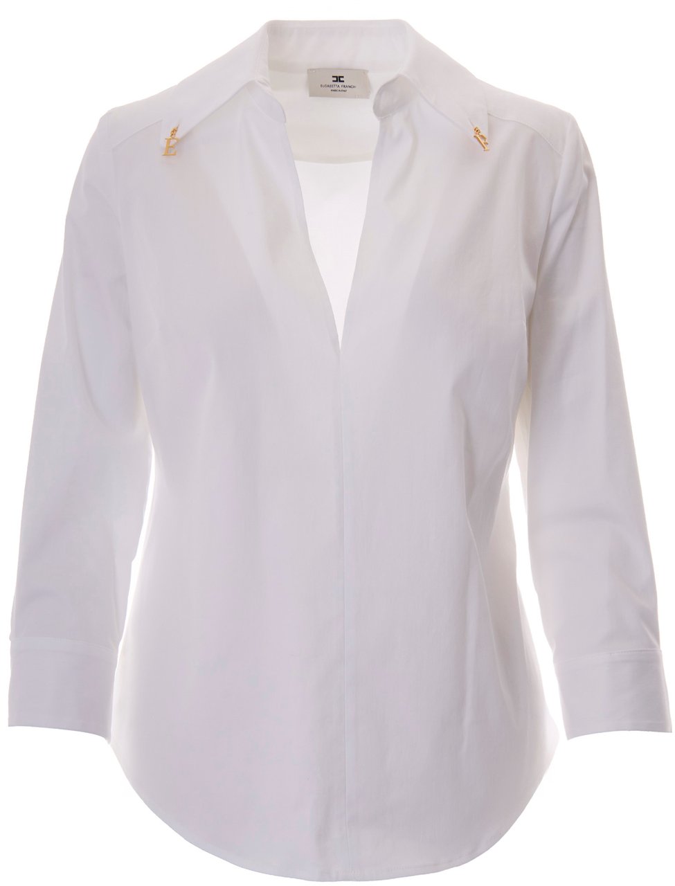 Elisabetta Franchi Shirts Bianco Wit