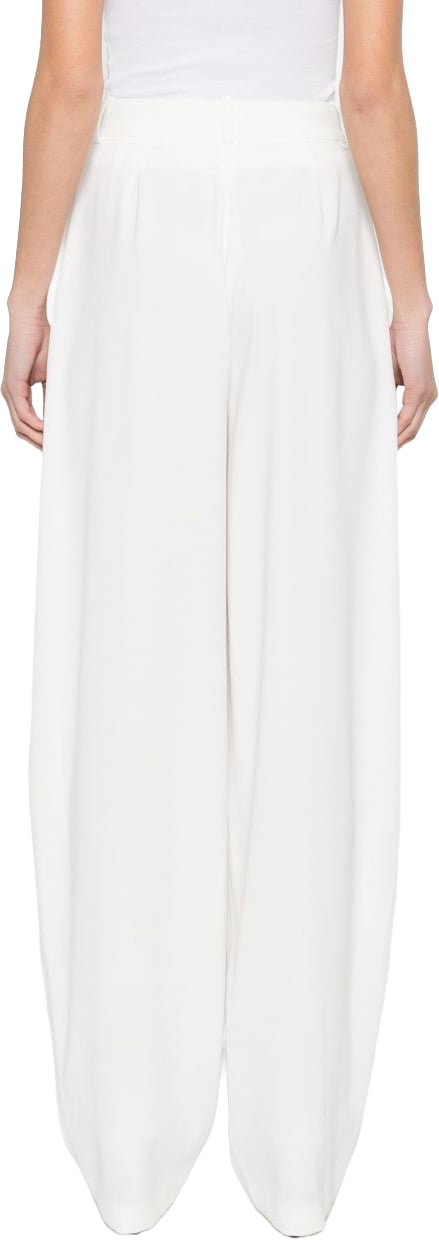 Elisabetta Franchi Trousers Avorio Wit