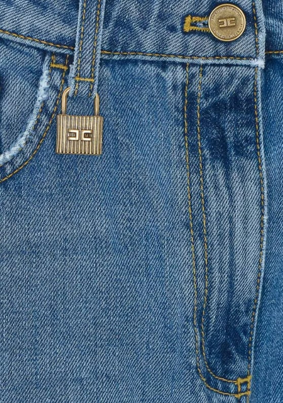 Elisabetta Franchi Jeans Blu Blauw