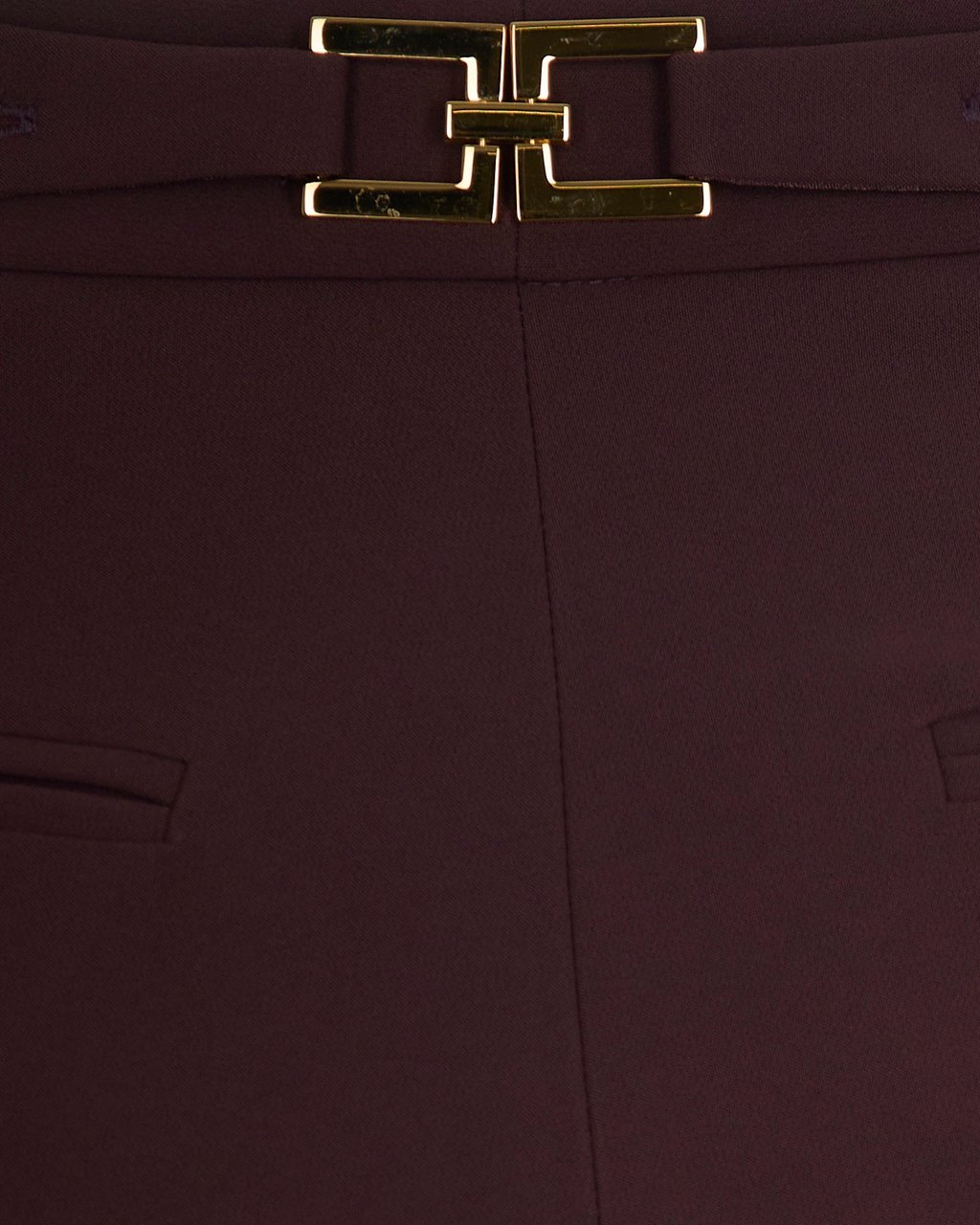 Elisabetta Franchi Trousers Merlot Maroon