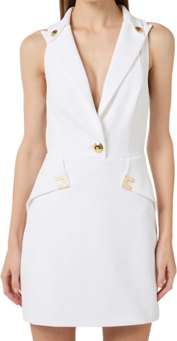 Elisabetta Franchi Dresses Avorio Wit