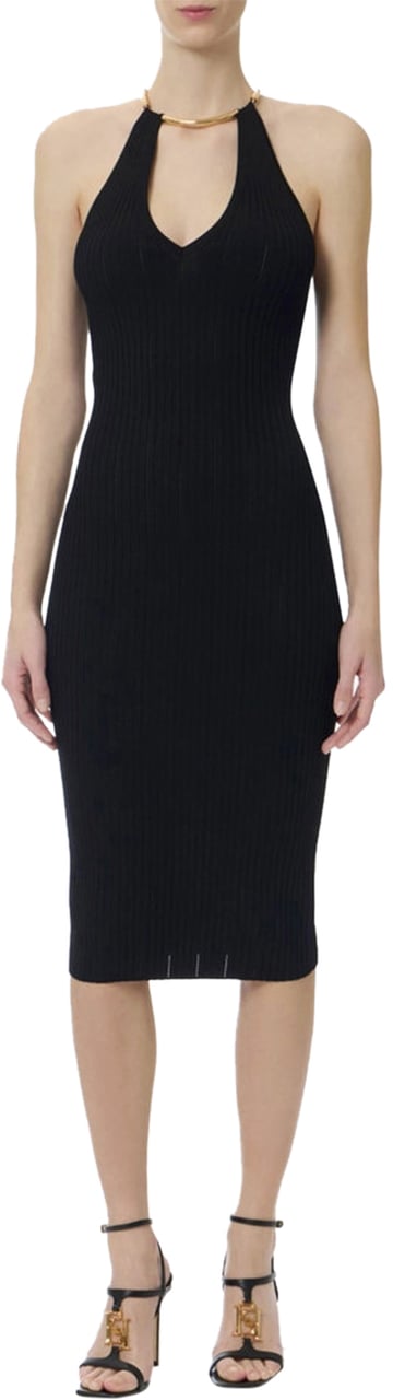 Elisabetta Franchi Dresses Black Zwart