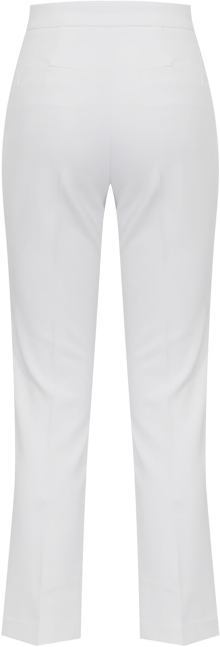 Elisabetta Franchi Trousers Ivory Wit