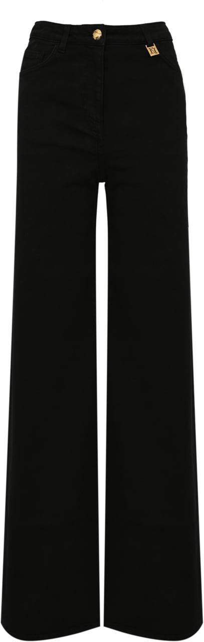 Elisabetta Franchi Trousers Black Zwart