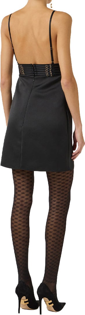 Elisabetta Franchi Dresses Black Zwart