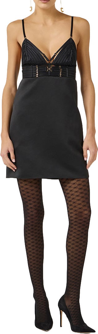 Elisabetta Franchi Dresses Black Zwart