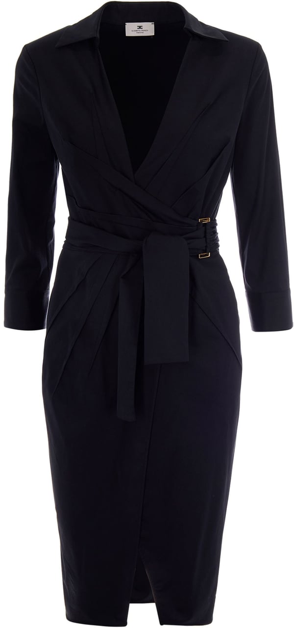 Elisabetta Franchi Dresses Nero Zwart