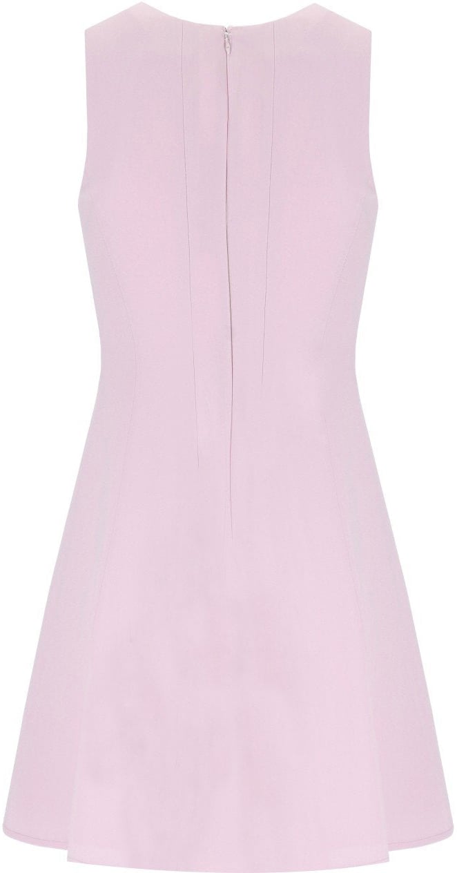 Elisabetta Franchi ELISABETTA FRANCHI QUARZO DRESS WITH BROOCH Roze