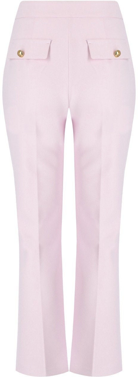 Elisabetta Franchi ELISABETTA FRANCHI QUARZO CROPPED TROUSER Roze