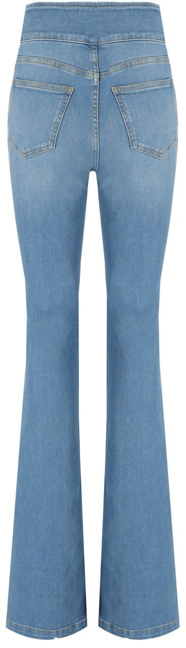Elisabetta Franchi ELISABETTA FRANCHI HIGH WAISTED JEANS WITH BUTTONS Blauw