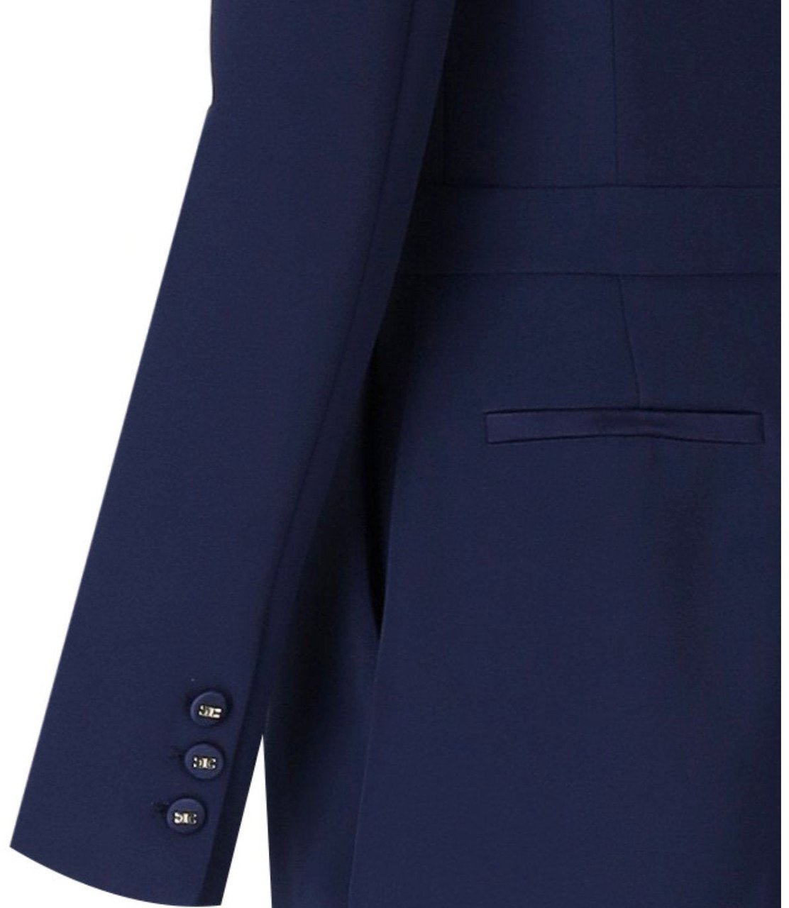 Elisabetta Franchi ELISABETTA FRANCHI OLTREMARE SMOKING JUMPSUIT Blauw